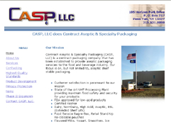 Contract Aseptic & Specialty Packaging, LLC. provides Aseptic processing and packaging to the food and beverage industry.