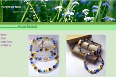 Forget Me Nots Memorial Bracelets - Sympathy Gifts, Bereavement Gifts, Condolence Gifts, Memorials, Remembrances by Linda Calcote